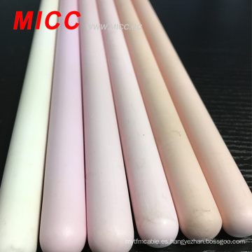 MICC one close end ceramic CT99 termopar tubo de protección color rosa blanco